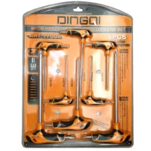 آچار آلن ستاره ای دینگشی مدل ART-17008 مجموعه 8 عددی