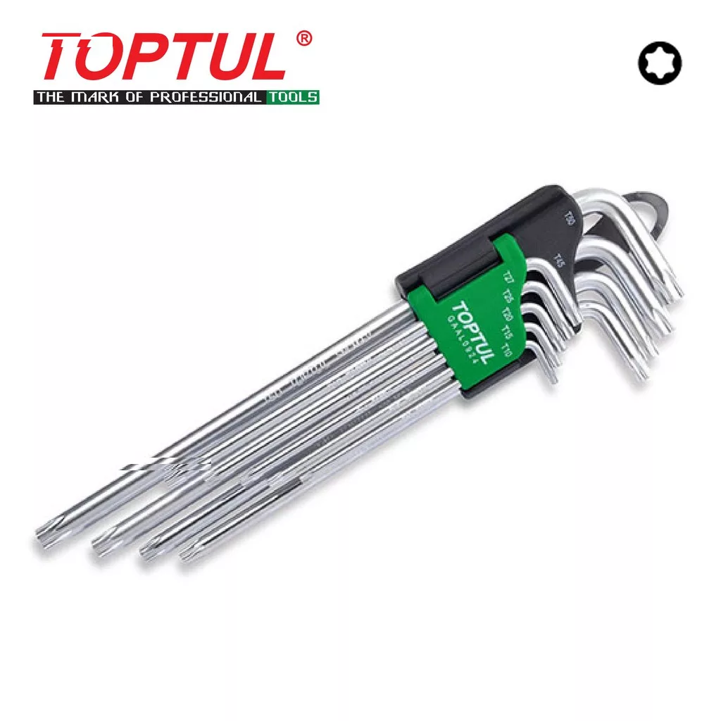 آچار آلن تاپتول مدل GAAL0924 مجموعه 9 عددی