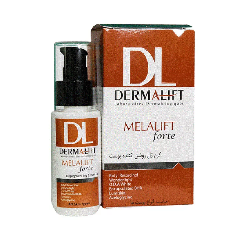 کرم روشن کننده درمالیفت مدل Melalift Fort حجم 50 میلی لیتر مجموعه 2 عددی