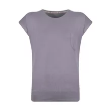 تی شرت آستین کوتاه زنانه افراتین مدل 2619 رنگ طوسی