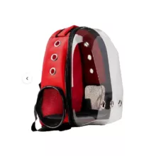 کوله پشتی حمل سگ و گربه مدل طلق سه بعدی پشت پارک شو کد 002