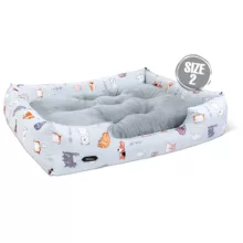 جای خواب سگ و گربه نیناپت مدل وی آی پی یو طرح حیوانات