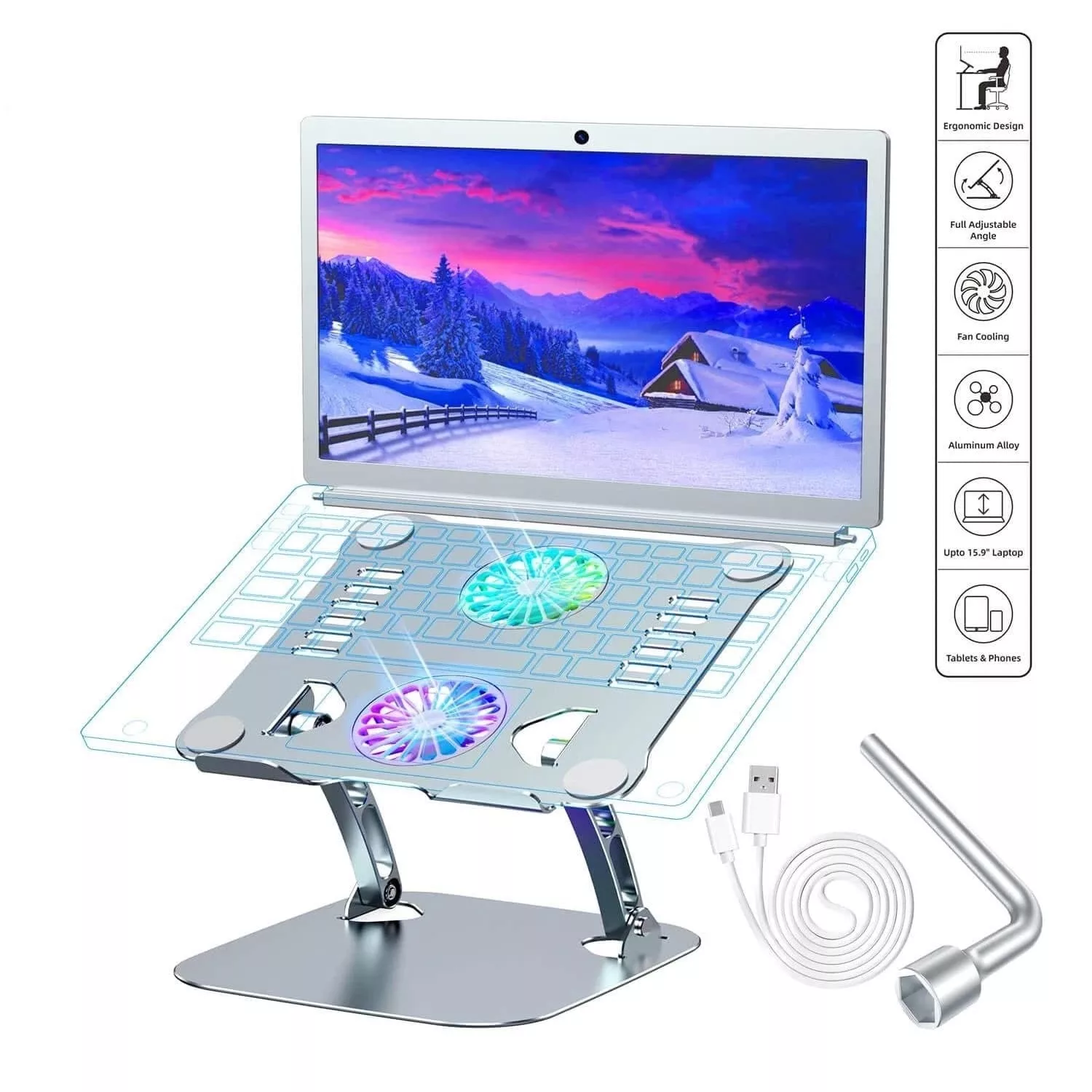 پایه خنک کننده  لپ تاپ مدل LS-V4.0