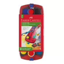 آبرنگ 12 رنگ فابر کاستل مدل Cannecto کد FB-12