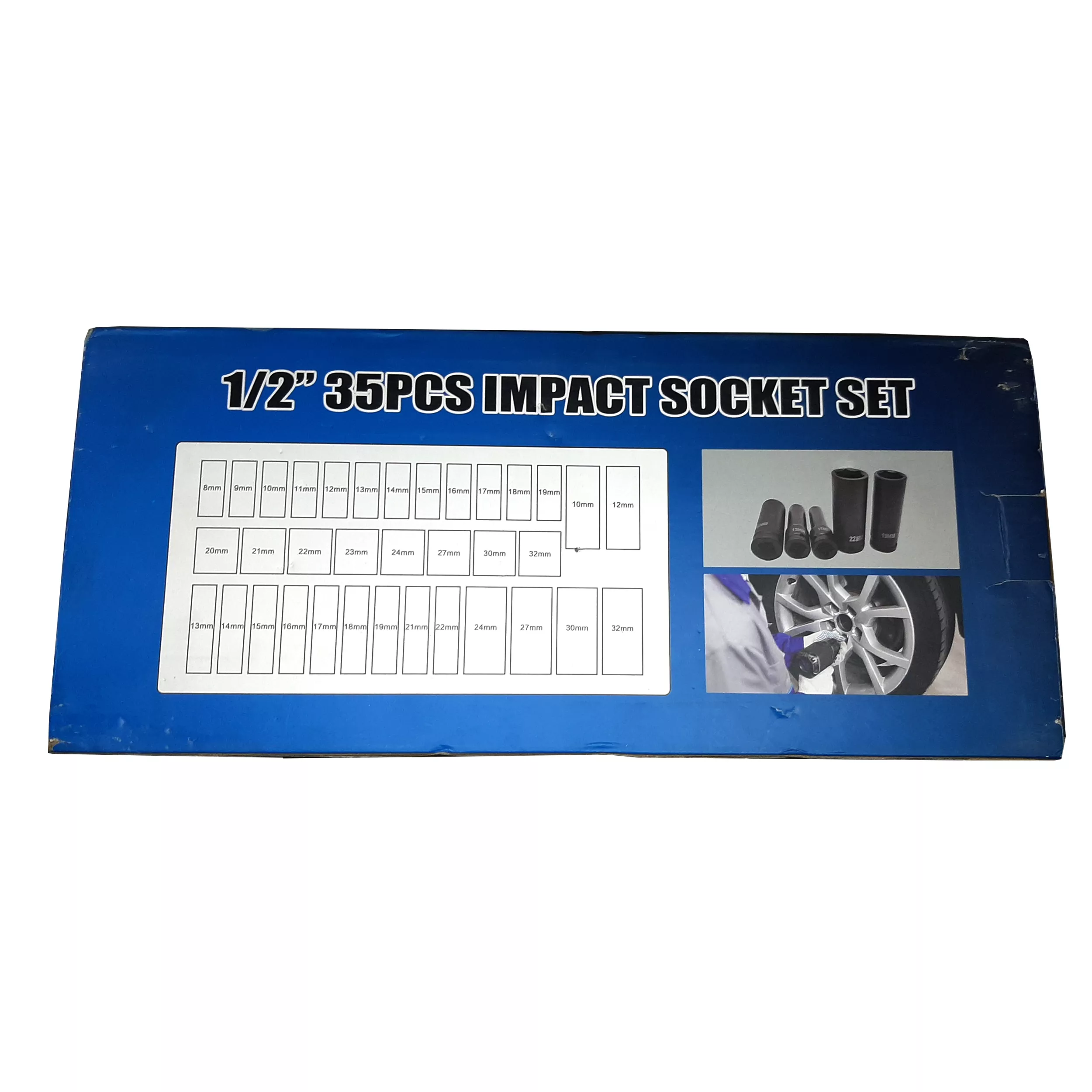 آچار و سری بکس مدل GW-LS0035 سایز 1/2 اینچ مجموعه 35 عددی