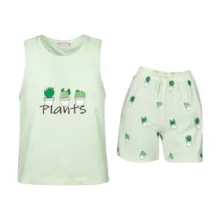 ست تاپ و شلوارک زنانه مدل SABA-3348