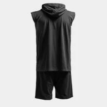 ست تاپ و شلوارک مردانه مدل 14020921a رنگ مشکی