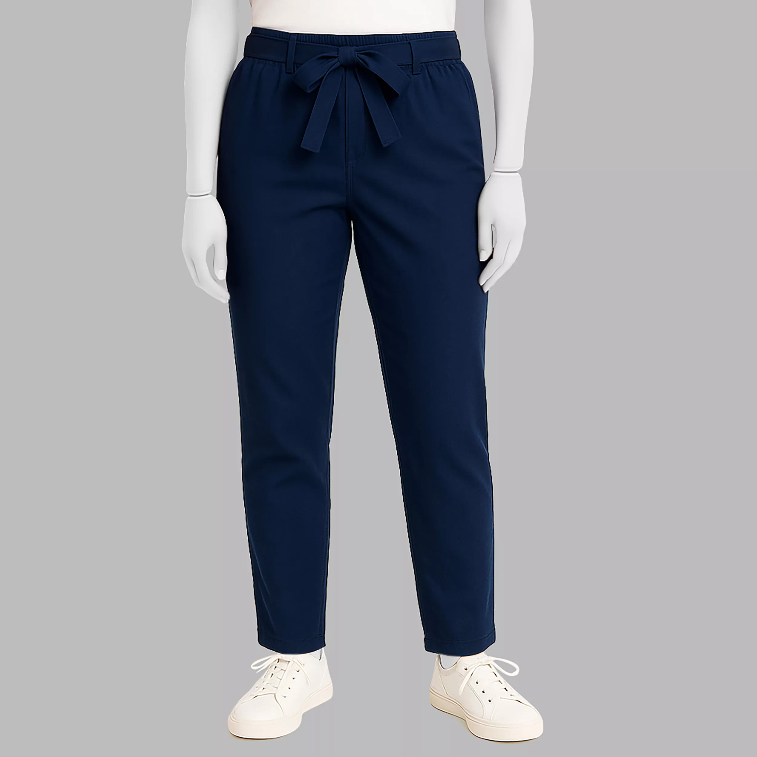 شلوار زنانه دل مد گروپ مدل 249013914 لینن رنگ سورمه ای