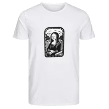 تی‌شرت آستین کوتاه زنانه مدل مونالیزا