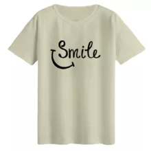 تی‌شرت لانگ آستین کوتاه زنانه مدل نوشته کد۸ رنگ کرم