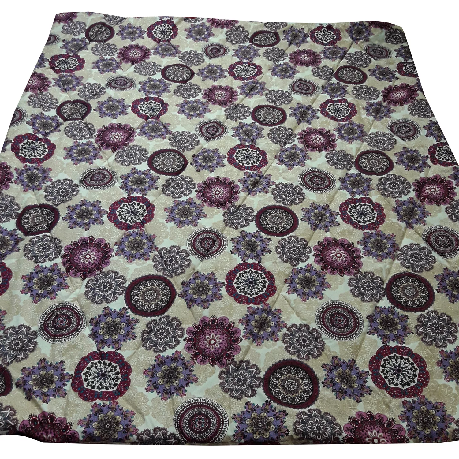 لحاف کرسی سندس مدل خورشیدی کد 84 سایز 350x350 سانتی متر