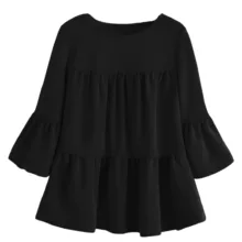 بلوز زنانه مدل پاچیندار رنگ مشکی