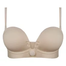 سوتین بدون فنر زنانه ماییلدا مدل قابل تنظیم کد 5302 رنگ کرم