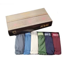 شورت مردانه آداک مدل اسلیپ نخی بسته 6 عددی