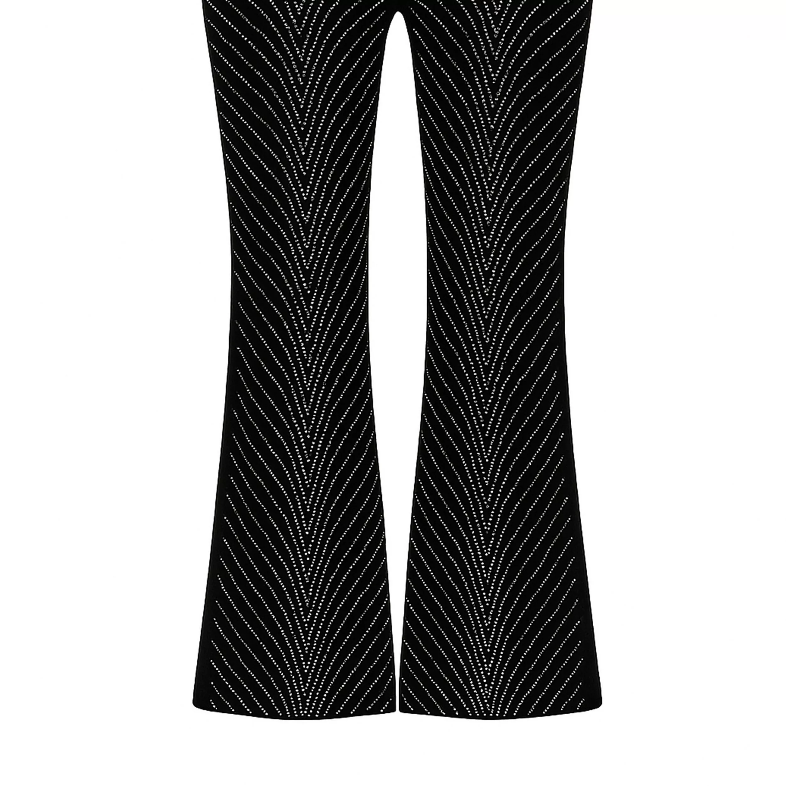 شلوار دم پا گشاد زنانه مدل نگینی کار شده