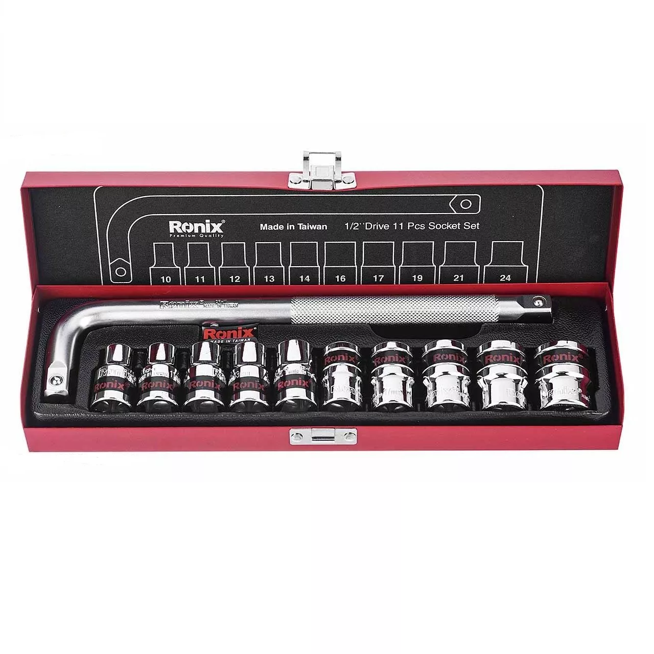 مجموعه 11 عددی آچار و سری بکس رونیکس مدل RX-2610