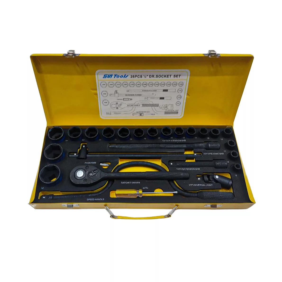 جعبه بکس سان تولز مدل SU-524S سایز 1/۲ اینج