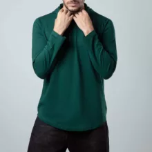 تی شرت کلاهدار آستین بلند مردانه باینت مدل 511-9