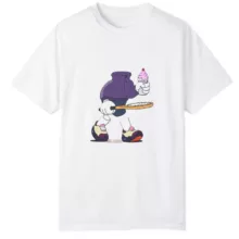 تی شرت آستین کوتاه زنانه مدل تنیس بستنی نو هد