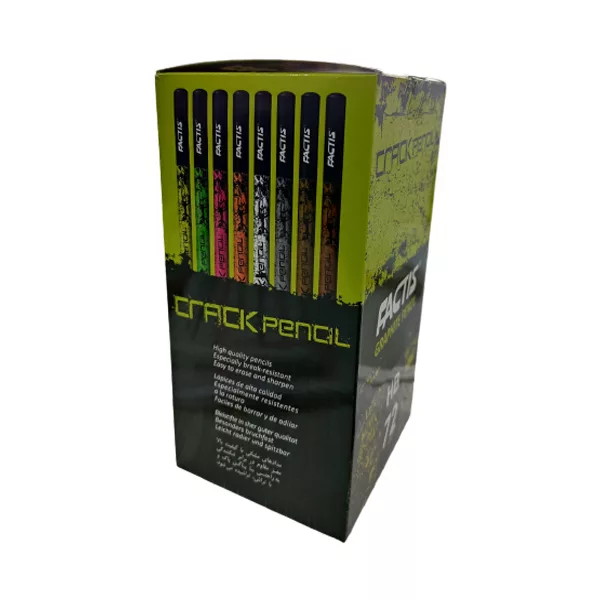 مداد مشکی فکتیس طرح ترک دار بسته 72 عددی