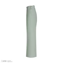 شلوار بگ زنانه مدل بغل زیپ 5-138 رنگ سبز