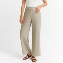 شلوار آزاد زنانه نیزل مدل 654 رنگ کرم