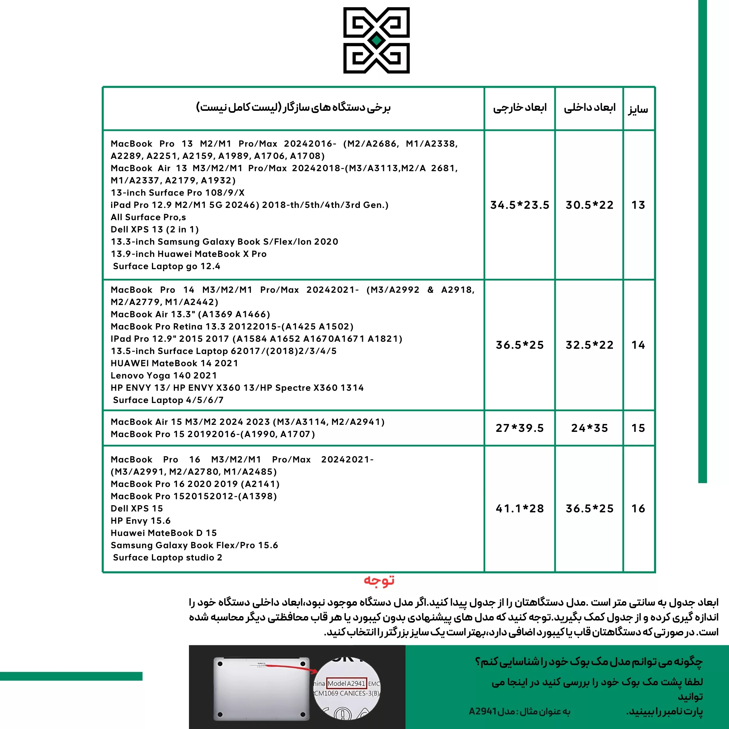 کاور لپ تاپ پِِروین مدل LE-31 مناسب برای لپ تاپ 15.6 اینچی