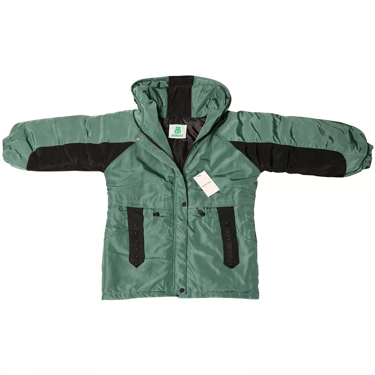 کاپشن زنانه بالنسیاگا، از جنس الیاف مصنوعی با طرح ساده و تنخوری معمولی، مدل مموری ترکیبی کد 34