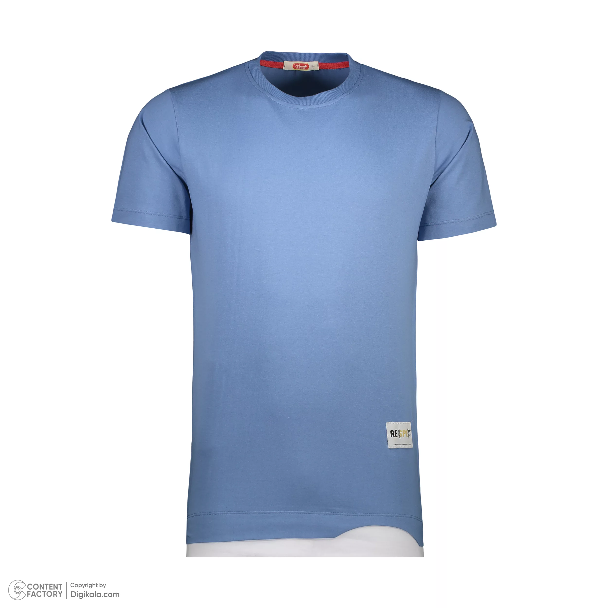 تی شرت آستین کوتاه مردانه مادر مدل EVER رنگ آبی