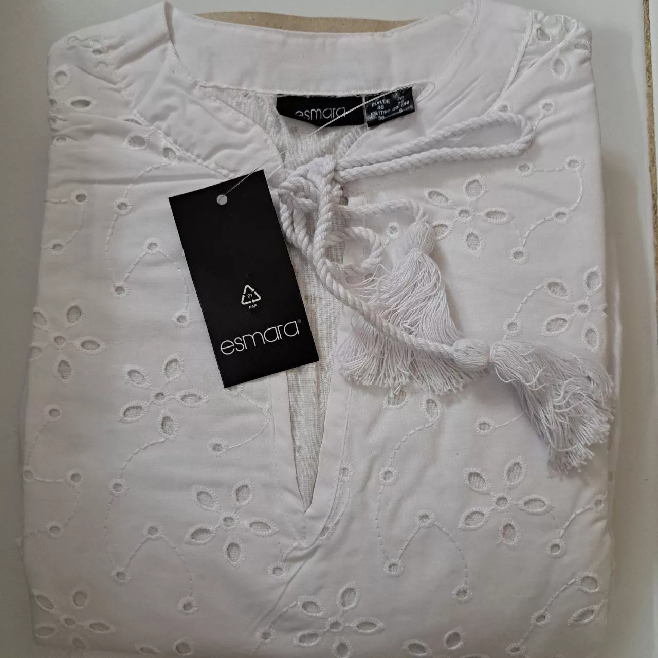 پیراهن زنانه اسمارا مدل خامه دوزی با آستر نخی