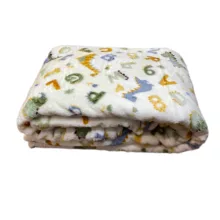 پتو مسافرتی یک نفره مدل دایناسور سایز 200x160 سانتی‌متر