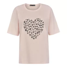 تی شرت آستین کوتاه زنانه باینت مدل 2261792 رنگ صورتی