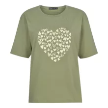 تی شرت آستین کوتاه زنانه باینت مدل 2261792 رنگ سبز