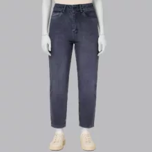 شلوار جین زنانه آر اِن اِس مدل 11042245 رنگ دودی