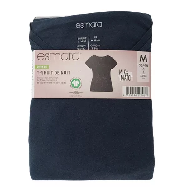 تی شرت آستین کوتاه زنانه اسمارا مدل 16782502