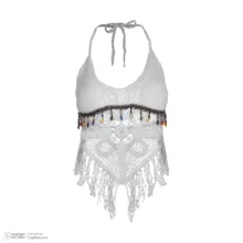 نیم تنه زنانه مدل MR007 رنگ سفید