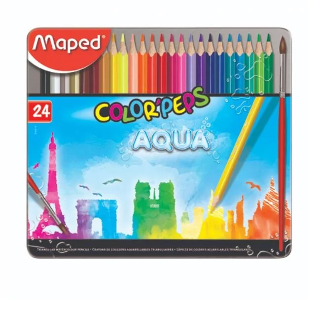 مداد آبرنگی ۲۴ رنگ مپد کد 8360