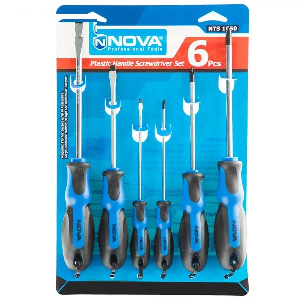 مجموعه 6 عددی پیچ گوشتی نووا مدل NTS-1650