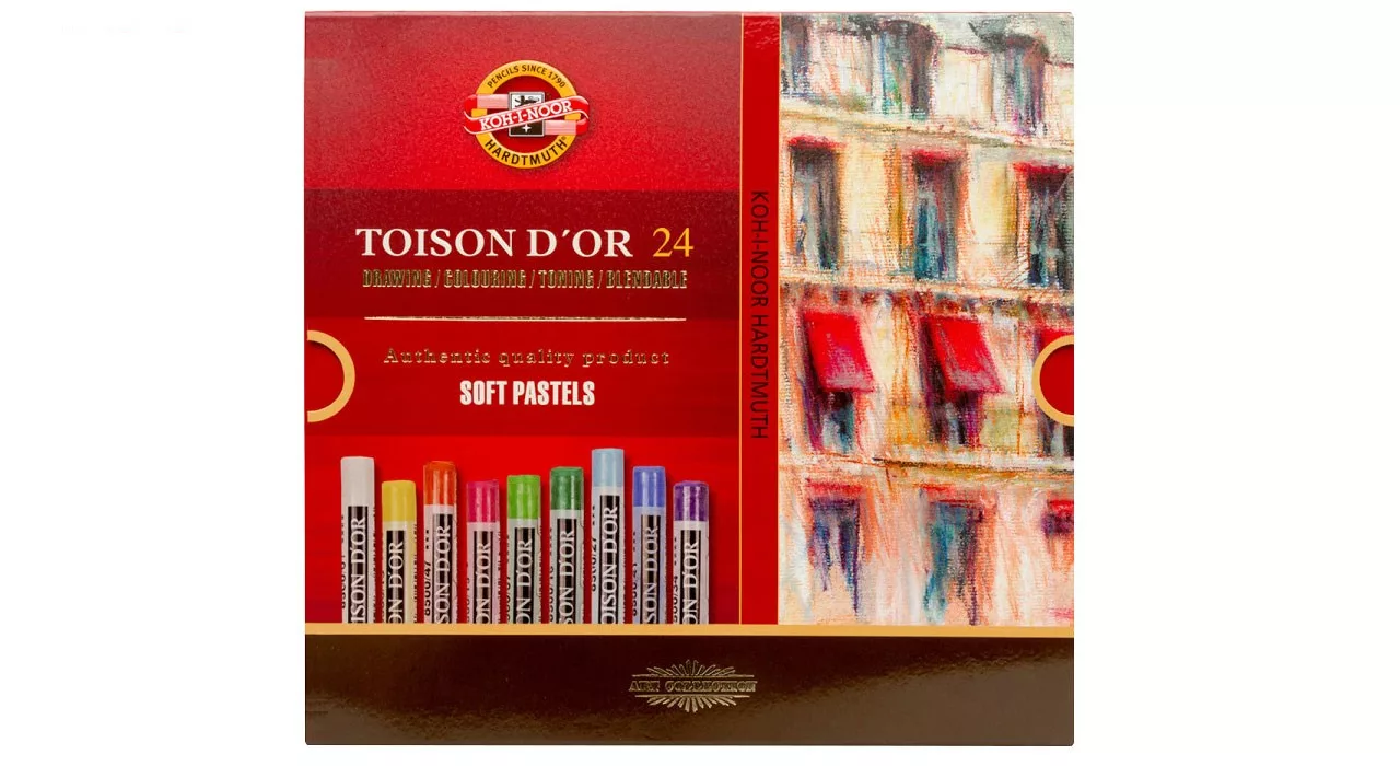 پاستل گچی 24 رنگ کوه نور مدل 8514