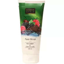 کرم لایه بردار صورت لندن استایل مدل Mix Berry & Chocolate حجم 150 میلی لیتر