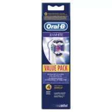 سری یدک مسواک برقی اورال-بی مدل 3D White بسته 4 عددی