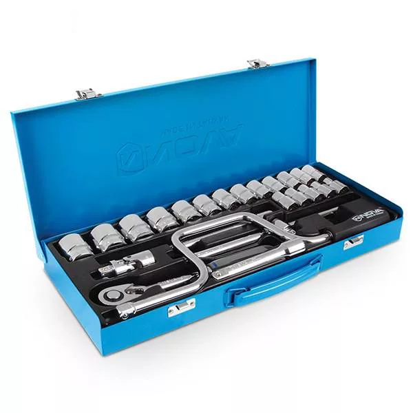 مجموعه 24 عددی آچار بکس نووا مدل NTS-7001