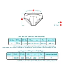 شورت مردانه کیان تن پوش مدل SLIP W بسته ۲ عددی