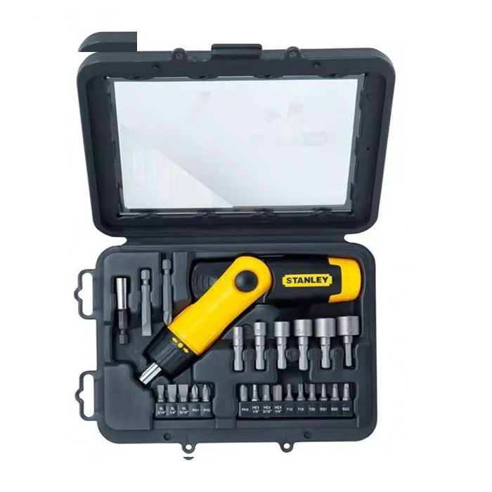 مجموعه 25 عددی سری پیچ گوشتی و آچار استنلی کد 022-63-0