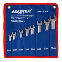 مجموعه 8 عددی آچار یکسر رینگی یکسر تخت مستر تولز مدل MT-110-8