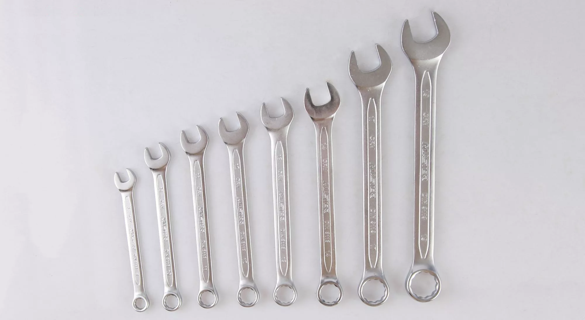 مجموعه 8 عددی آچار یکسر رینگی یکسر تخت مستر تولز مدل MT-110-8
