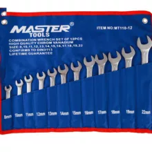 مجموعه 12 عددی آچار یکسر تخت یکسر رینگی مستر تولز مدل MT110-12
