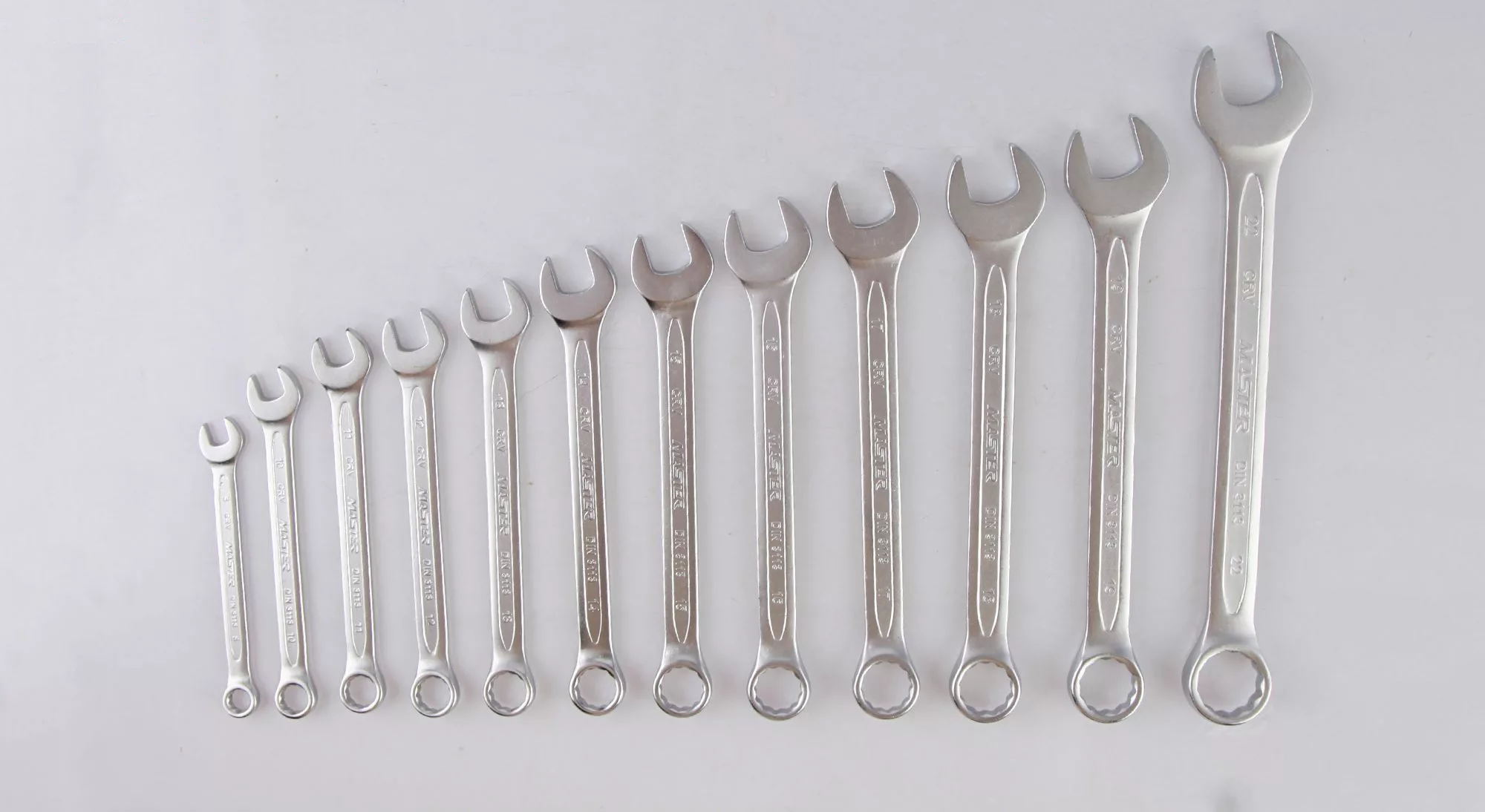 مجموعه 12 عددی آچار یکسر تخت یکسر رینگی مستر تولز مدل MT110-12