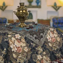 لحاف کرسی هلکو مدل leeko_yalda سایز 350*350 سانتی متر