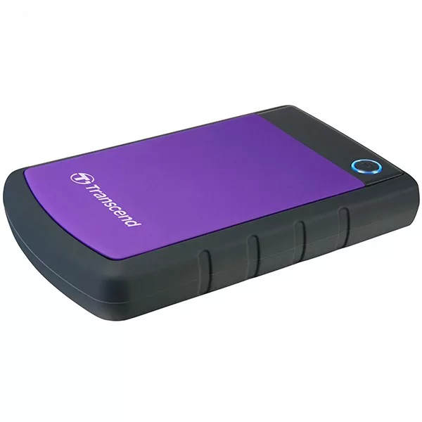 هارد اکسترنال ترنسند مدل StoreJet 25H3 ظرفیت دو ترابایت دارای رابط USB Type-A 3.1